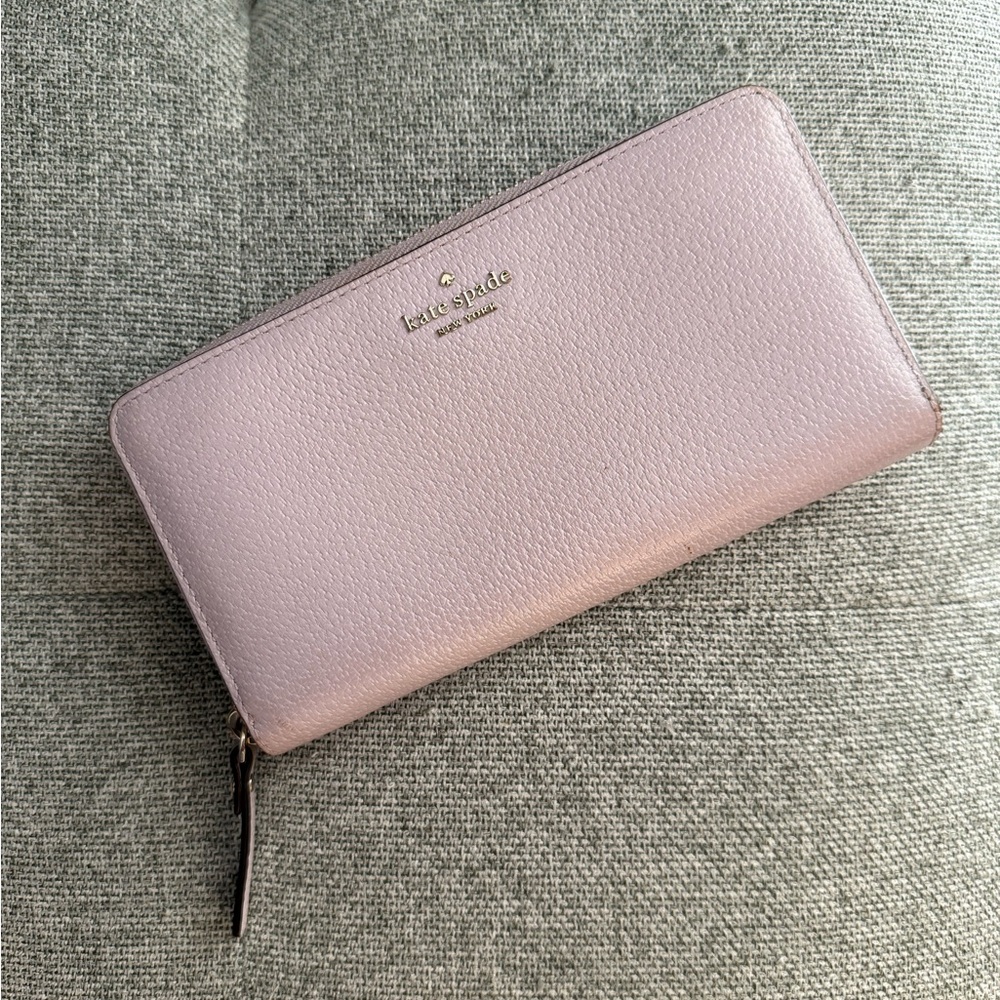 Kate Spade New York ♠️ Large Continental Wallet Lavender GUC